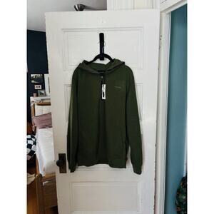 MENS HOODIE TAHARI Green Sweatshirt Sweater New With Tags Size Mediums